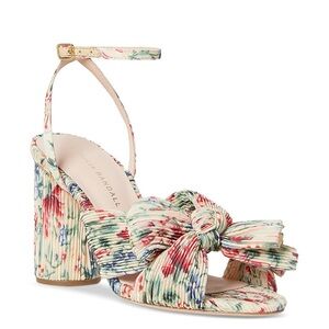 LOEFFLER RANDALL Camellia Bow High Heel Sandals, SZ 8